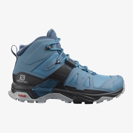 Salomon X ULTRA 4 MID GORE-TEX Womens Hiking Boots Blue | Salomon South Africa